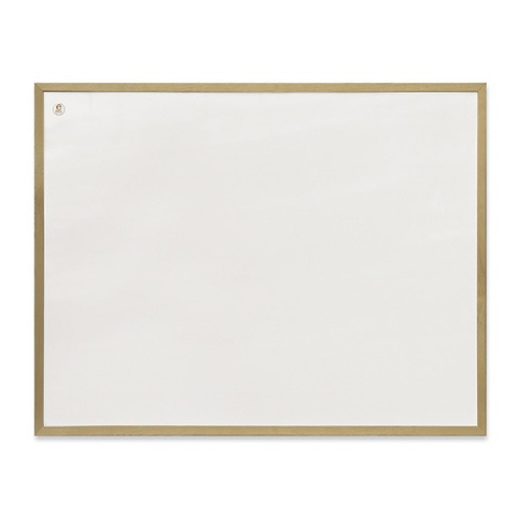 WHITE BOARD, MAGNETIC, 80x60  WOODEN FRAME